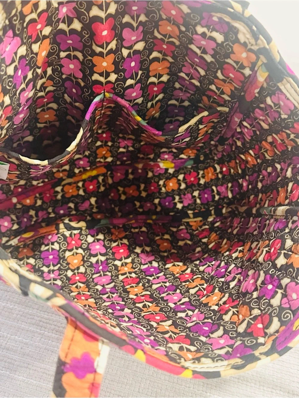 Vera Bradley Suzani Retired Pattern Quilted Shoulder Tote Bag